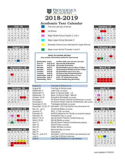 Esm Academic Calendar